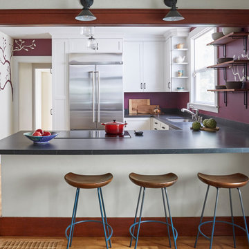 Whimsy and Creative Craftsmen Kitchen in Oakland