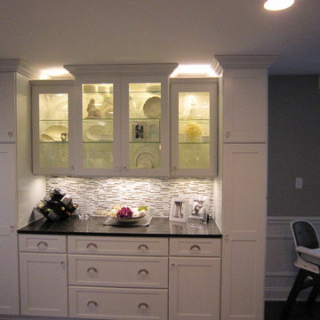 White and Bright kitchen in Western Springs