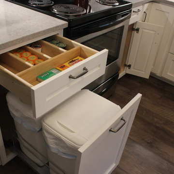 White and Gray Shaker Kitchen