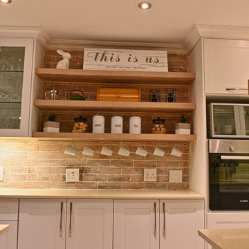 White & Neutral Shaker Style Kitchen