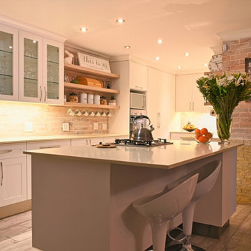 White & Neutral Shaker Style Kitchen