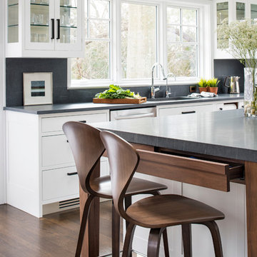 White and Walnut in Westchester