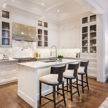 White and Wood Kitchen