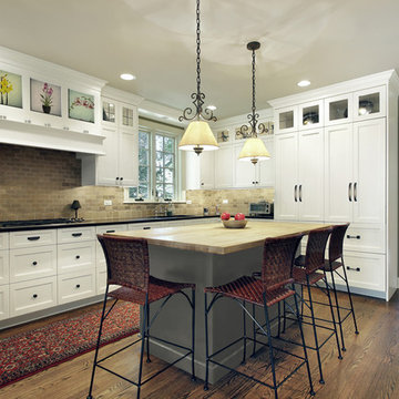 White, Black and Grey Cabinets