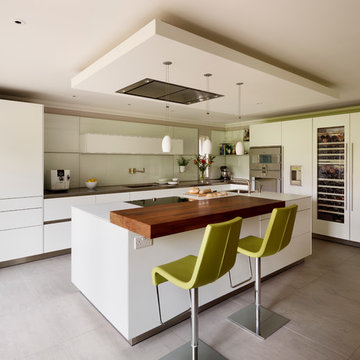 white bulthaup b3 kitchen - Luxury Home Full Property Remodel