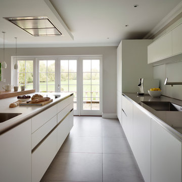 White bulthaup b3 kitchen - Luxury Home Full Property Remodel