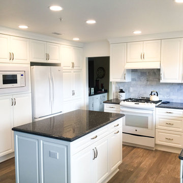 White Cabinet Kitchen Oxnard, CA 01