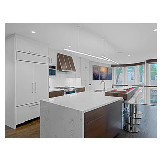 White Contemporary Kitchen Chicago Contemporary Kitchen Chicago By Benvenuti And Stein