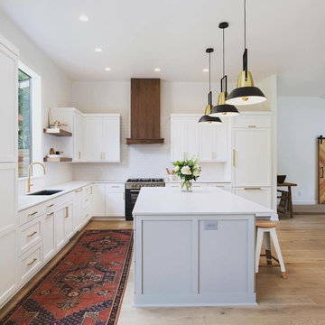 White Contemporary Kitchen