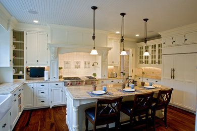 White Crown Point Cabinets