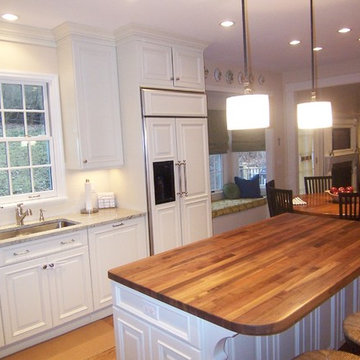White Farmhouse Style Kitchen Remodel in Hyde Park, OH
