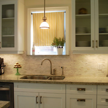 White Galley Kitchen