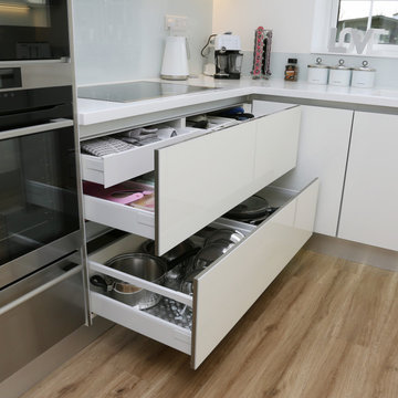 White German style kitchen