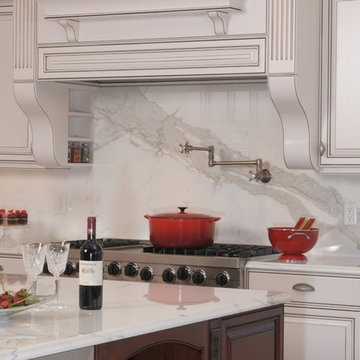 White Glazed Beautiful Kitchen