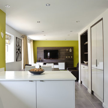 White Gloss Modern Look - As seen on Channel 4's Double Your House