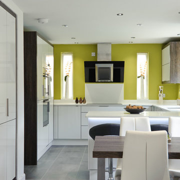 White Gloss Modern Look - As seen on Channel 4's Double Your House