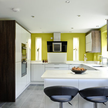 White Gloss Modern Look - As seen on Channel 4's Double Your House