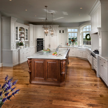 White Inset Kitchen