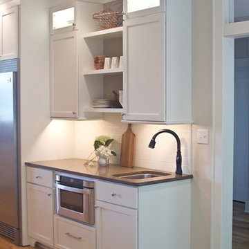 White Kitchen Before & After