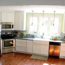 white cabinets
