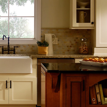 White Kitchen Cabinets | Maple Kitchen Cabinets | Rockford Door Style | Inset Ki