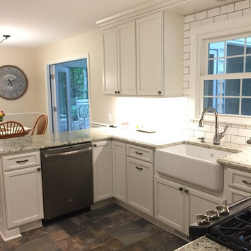 White kitchen in Bel Air