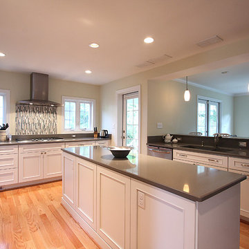 White Kitchen Oak Floors