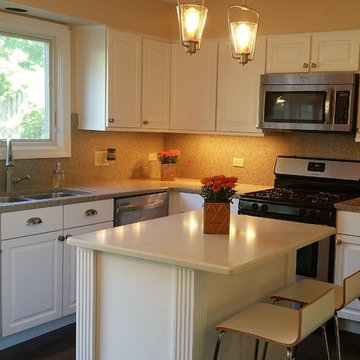 White Kitchen Refacing Project