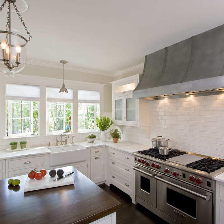 White Range Hood Houzz