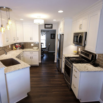 White Kitchen with Eternia Lavington Quartz Countertop ~ Wadsworth, OH