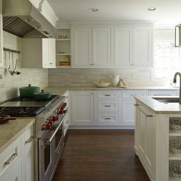 White Kitchen with Open Shelving