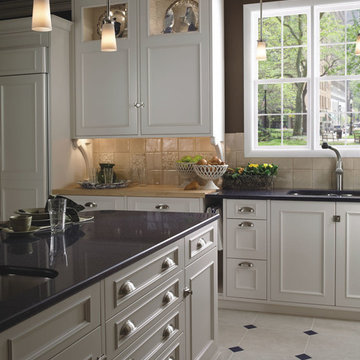 White Kitchens with Custom Cabinets