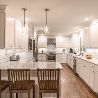 White L-Shaped Kitchen Upgrade