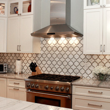 White Macaubas Quartzite Kitchen