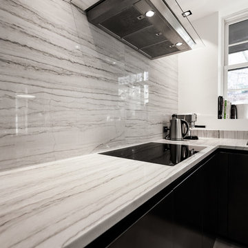 WHITE MACAUBAS QUARTZITE, MANHATTAN RESIDENCE
