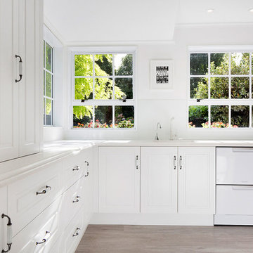 White on White - country kitchen renovation