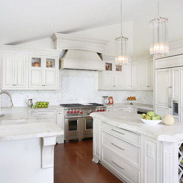 White on White Kitchen and Master Bath