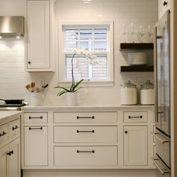 White On White Kitchen