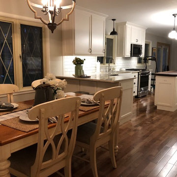 White Painted Kitchen Remodel