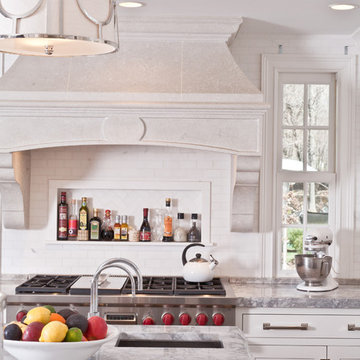 White Quartzite Kitchen Counter Tops