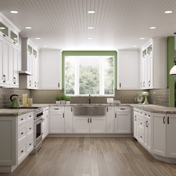 White Shaker Style Cabinets