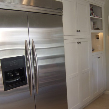 White Traditional Inset Kitchen