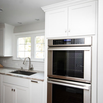 White Transitional Kitchen Renovation