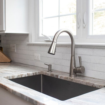 White Transitional Kitchen Renovation