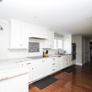 White Transitional Kitchen Renovation