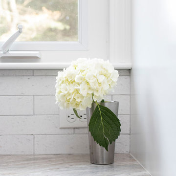 White Transitional Kitchen Renovation