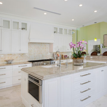 White Transitional Kitchens