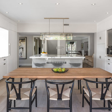 White-Washed & Calcutta | Kitchen | Astro Design, Ottawa Canada