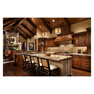Whitefish Estate - Rustic - Kitchen - Other - by Hunter and Company ...
