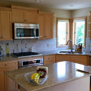 Whitewashed Oak Kitchen in Inver Grove Heights